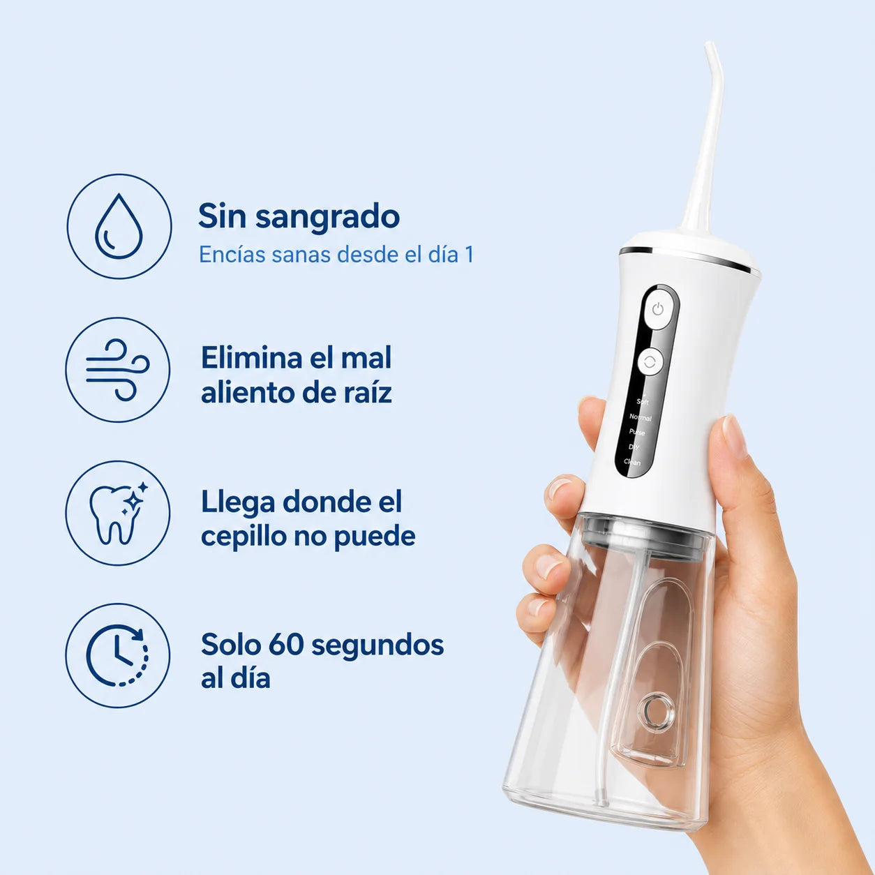 FLOSSI — Irrigador Bucal Profesional