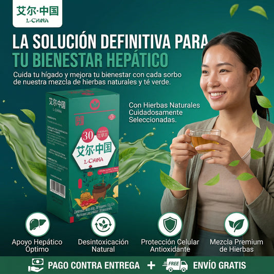 L-CHINA-🍂 Té De Hierbas Para Un HíGado Saludable 🍵
