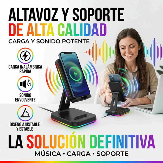Soporte De Celular Con Parlante